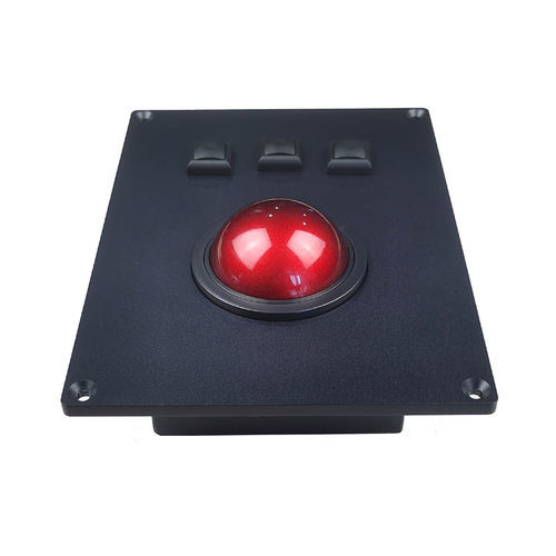 Trackball estanco - KH-M60TB-129-F3 - SZ Kehang Technology Development Co., Ltd. - empotrable / USB / para buque