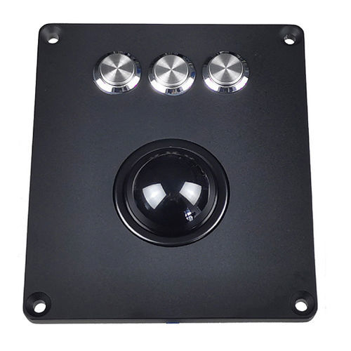 Trackball estanco - KH-M45TB-126 - SZ Kehang Technology Development Co., Ltd. - empotrable / USB / para buque