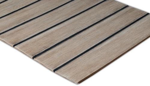 Revestimiento de cubierta antideslizante - Dura Teak - aspecto teca / de teca sintética / ecológico