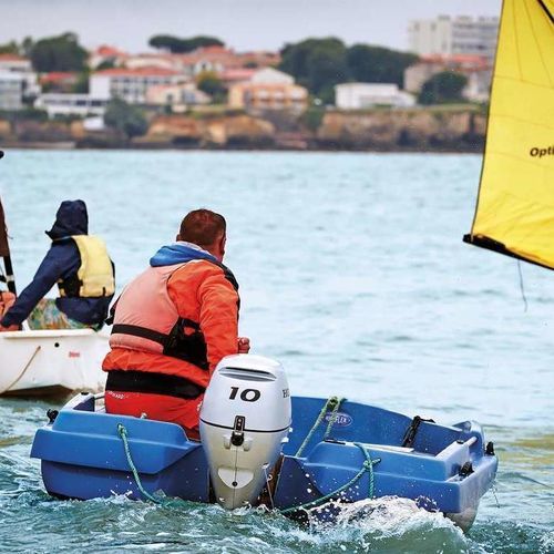 Motor auxiliar - BF6  - Honda Marine France - de eje largo / fueraborda / eléctrico