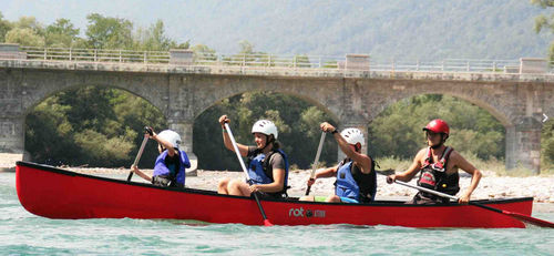 Canoa canadiense - CANADIER 5 W - Roto - multiusos / de recreo / para 5 personas