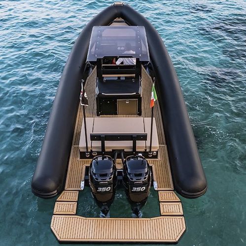 Extensión de la plataforma para barco - SEAROUND - ITAMARE - retráctil / de embarque / de baño