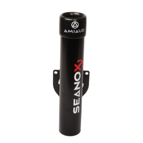 Portacañas para barco - 431429 - AMIAUD - orientable / de acero inoxidable / negro