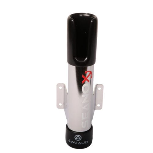 Portacañas para barco - 444502 - AMIAUD - de acero inoxidable / negro / blanco
