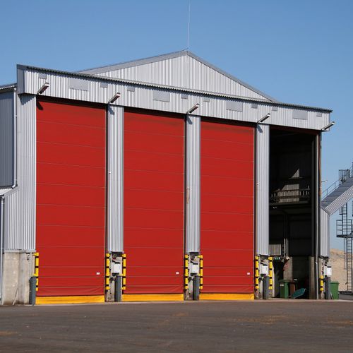Puerta para astillero naval - NK2 Lite - Champion Door Oy  - corredera vertical / doble