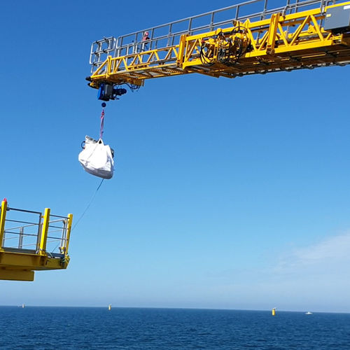Pasarela para buque de servicio offshore - SMST Designers &  Constructors BV - telescópica / hidráulica