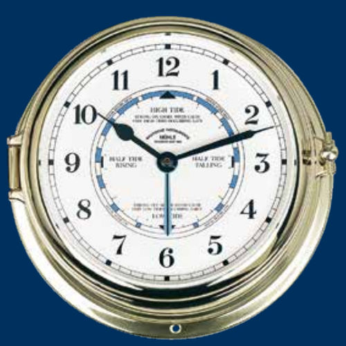 Reloj de latón - MS-51-03-180-ME - Mühle-Glashütte GmbH nautische Instrumente und Feinmechanik - indicador de marea