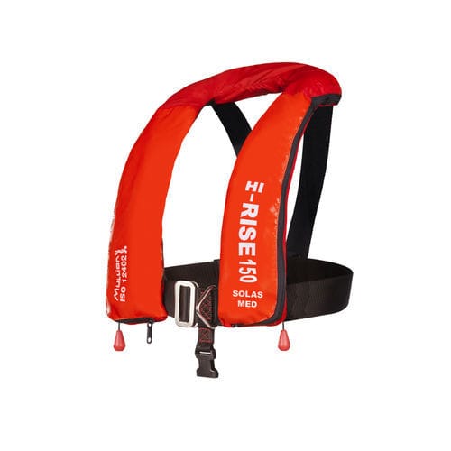 Chaleco salvavidas inflable automático - HI-RISE - Mullion Survival Technology - 150 N / ISO 12402-3 / ISO12401