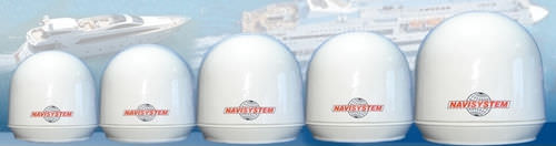 Antena satélite - MST 55 IP - Navisystem Marine Electronics - Internet / para barco / para yate