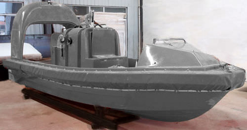 Barco profesional hidrojet intraborda - Fast Interceptor Craft - Vanguard Composite Engineering PTE LTD.