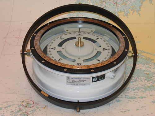 Brújula de navegación para buque - M55A N/N - W. Ludolph - magnética / horizontal / en bitácora