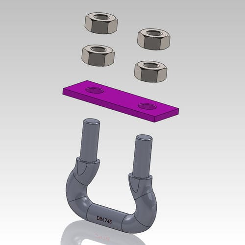 Grillete para buque lira - DIN745 - Yapas Chain and Forging Co. Ltd. - de ensamblaje para cadena de ancla