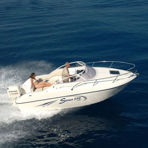 Day-cruiser fueraborda - 590  - SAVER  S.R.L. - open / de deporte / 6 personas máx.