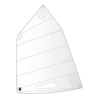 Vela mayor - TURBO - ZM DESIGN SRL - para vela ligera / Optimist