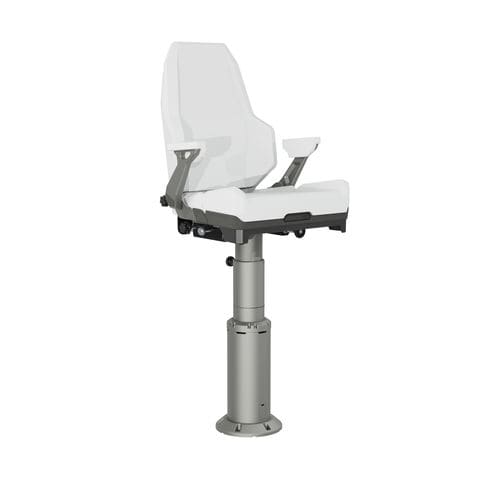 Asiento piloto - Helmcaster X8 - SHOXS - envolvente / para barco / con reposabrazos