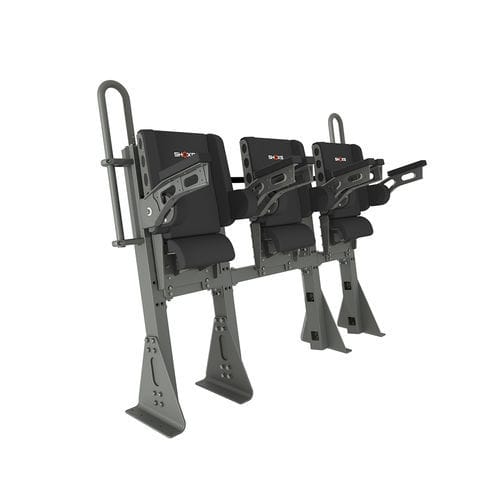 Asiento envolvente - 7300 - SHOXS - para barco de uso profesional / para embarcación neumática / con reposabrazos