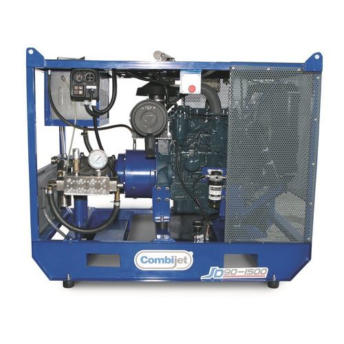 Limpiador de alta presión para astillero naval - JD90-1500/55 - Combijet - montado sobre patines / motor diésel / motor neumático