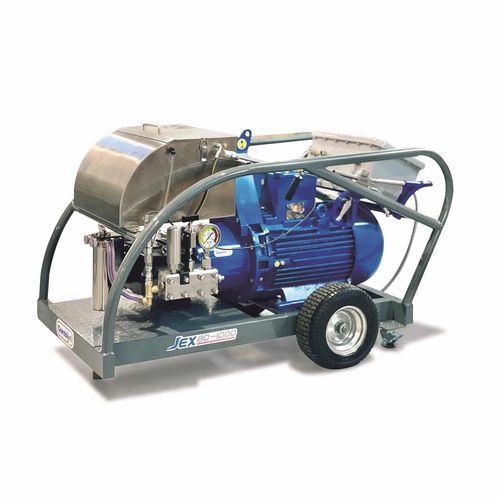 Limpiador de alta presión para astillero naval - JEX80-1000 - Combijet - móvil / motor eléctrico / para carenadura flotante