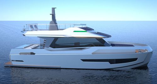 Barco cabinado eléctrico - GN47 - Naval Yachts - intraborda / con motor diésel / híbrido