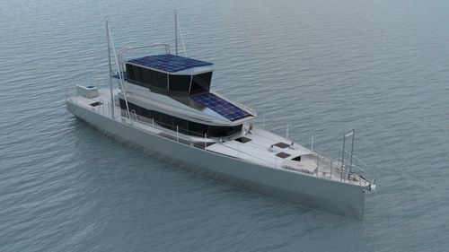 Yate a motor de crucero - XPM 78 V.1 - Naval Yachts - con fly / de aluminio