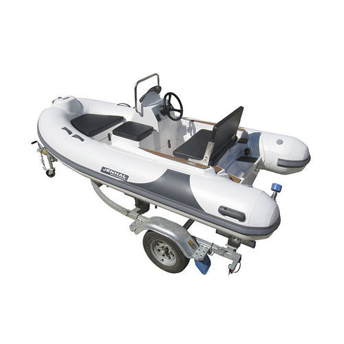 Embarcación neumática fueraborda - 330B - Qigdao Jenhal Boat Co.,Ltd - semirrígida / open / con consola lateral