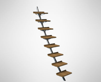 Escalera para barco - Mazzer Srl - fija / para flybridge / de acero inoxidable