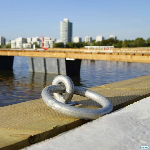 Anillo de amarre - 035000 - A-Laiturit - redondo / de acero galvanizado