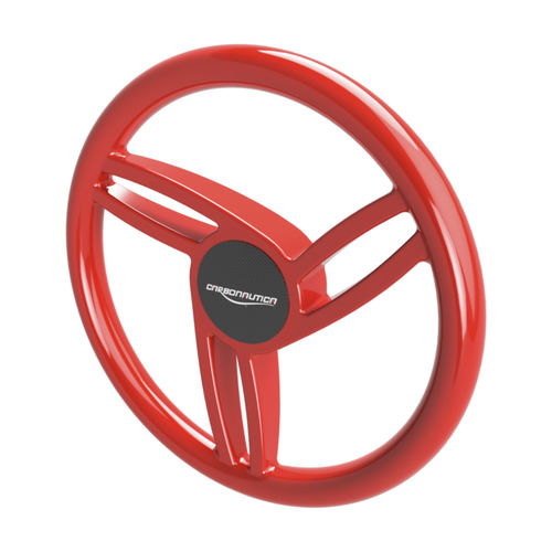 Volante para barco de motor de carbono - JOY - CARBONAUTICA - racing / negro / rojo