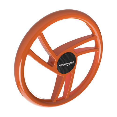 Volante para barco de motor de carbono - WIND - CARBONAUTICA - racing / negro / naranja