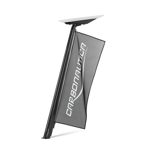 Portabandera de carbono - 1800 mm - CARBONAUTICA - para barco / para yate