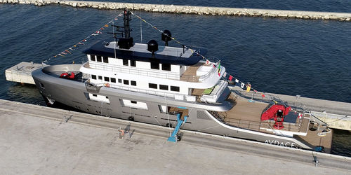 Superyate de crucero - K42 Audace - Cantiere Delle Marche - raised pilothouse