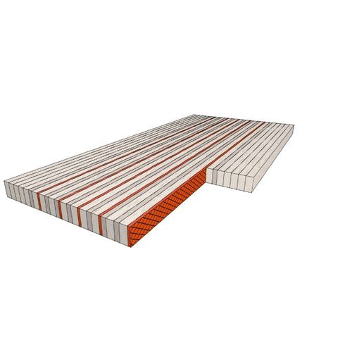Material de núcleo de balsa - D200 - Bcomp Ltd
