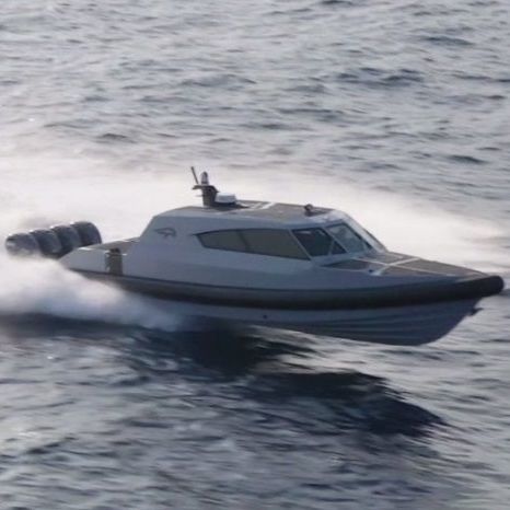 Barco profesional barco de vigilancia - 1700 BLACK FALCON II RFB - ARESA SHIPYARD - fueraborda / GRP / embarcación neumática semirrígida
