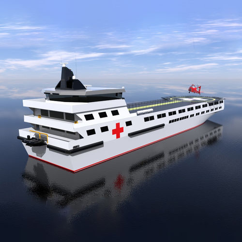 Buque hospital - 5000 HRB - ARESA SHIPYARD - PRV / de acero