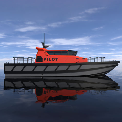 Barco profesional embarcación piloto - 1900  - ARESA SHIPYARD - intraborda / GRP