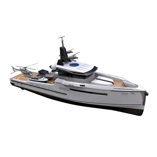 Yate a motor de crucero - T3000  - ARESA SHIPYARD - explorer / expedición / con hard-top