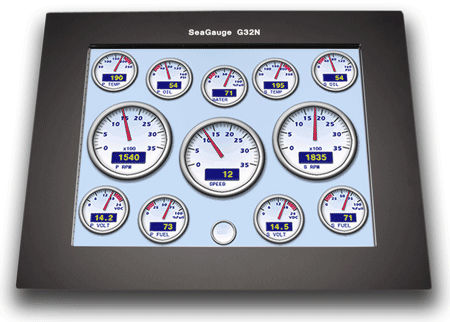 Visualizador para buque - G32N 12.1"  - Chetco Digital Marine - multiusos / LCD / táctil