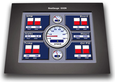 Visualizador para buque - G24N 8.4" - Chetco Digital Marine - multiusos / LCD / táctil