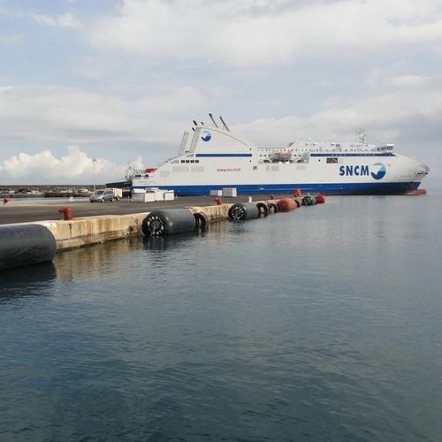 Defensa para puerto - VEOS France - de muelle / de pantalán / cilíndrica