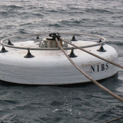 Boya de fondeo - VEOS France - para terminal portuaria / de polietileno