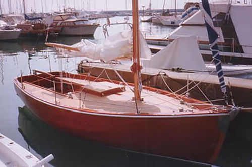 Velero de crucero costero - Sloop 6.30 - Colombo Leopoldo  - de madera / con bauprés