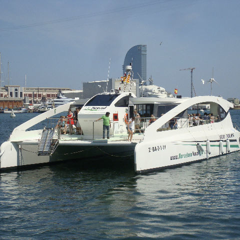 Barco profesional barco turístico - ECO SLIM  - Drassanes Dalmau, S.A - catamarán / intraborda / electrosolar