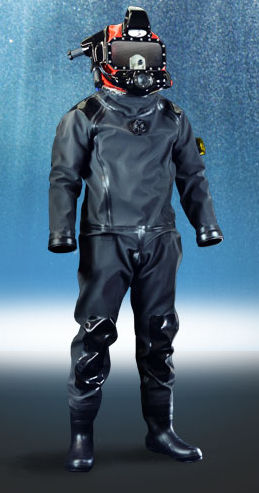 Traje de buceo - NCW - SF Tech SARL - de uso profesional / traje seco / de dos piezas
