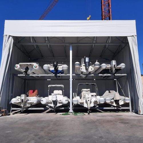 Bastidor para barco - Cabin - Naval Tecno Sud - para almacenamiento en seco / con techo