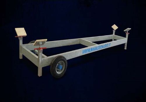 Remolque de manipulación - Car-m  - Naval Tecno Sud - para barco / de vela ligera / de 1 eje