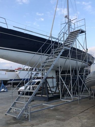 Escalera para barco - SMSS - Naval Tecno Sud - para velero / para buque / para astillero naval