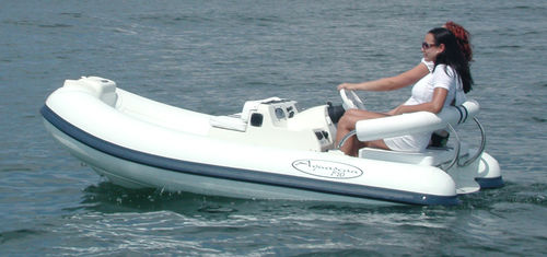 Embarcación neumática hidrojet - Sprinter F10 - Aquascan Inc - RIB / con consola lateral / 4 personas máx.