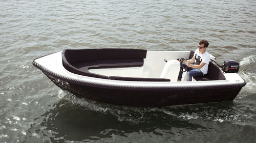 Runabout fueraborda - Admiral 470 XL - Admiral Boats S.A. - eléctrico / con doble consola / 6 personas máx.