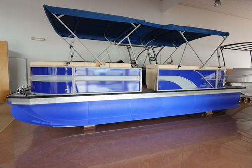 Barco pontón multicasco - Italy-Boats - Swiss-Boats AG - fueraborda / open / de deporte