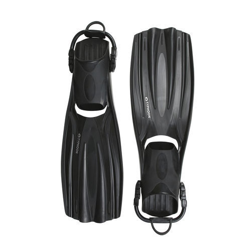 Aleta de buceo - CARVE  - Typhoon International Limited - de caucho / regulables / negra